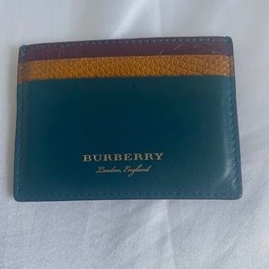 Burberry Lizard and Alligator Card Case